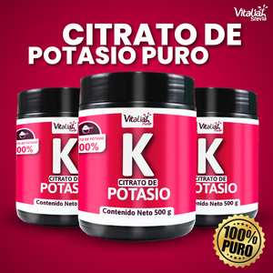 CITRATO DE POTASIO PURO 500 G