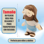 PELUCHE DE JESUS CON RESPIRACIÓN RELAJANTE